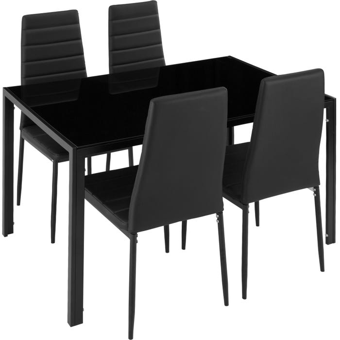 Conjunto de mesa y 4 sillas de comedor Berlín