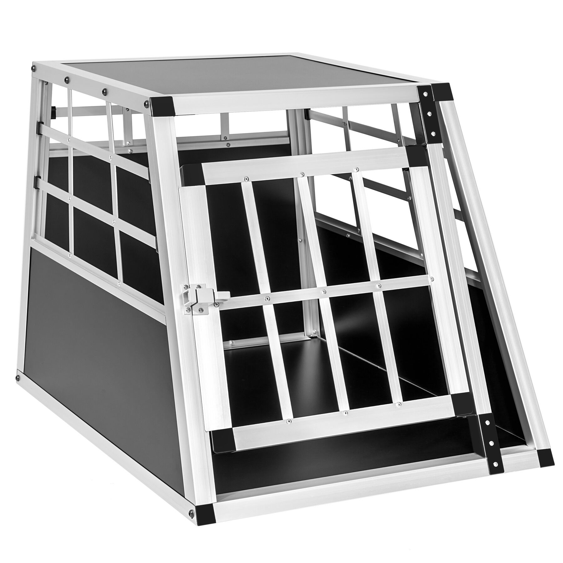 Transportadora  de animais individual com parede traseira vertical