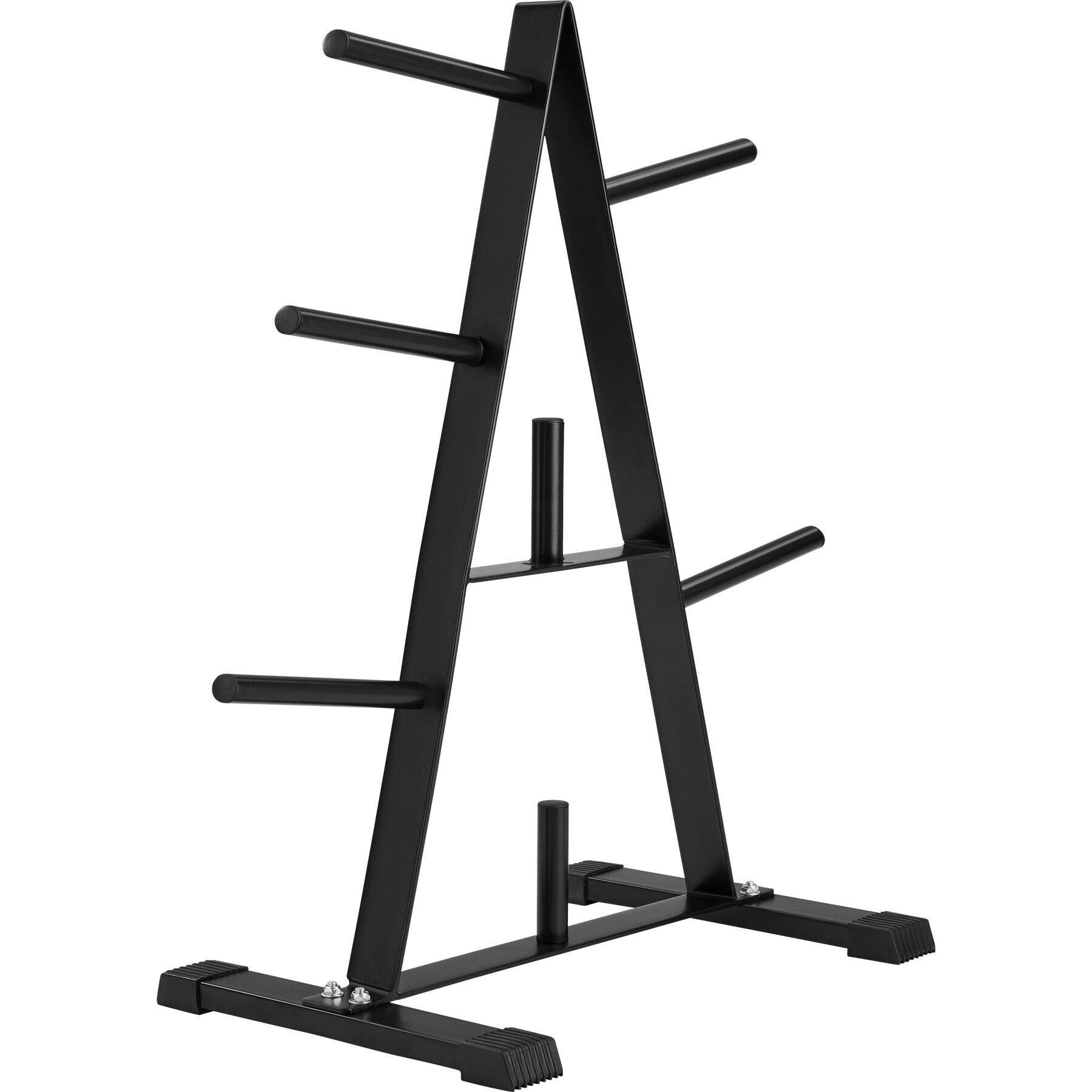 TecTake Soporte Para Discos De Pesas Con 7 Barras – 200 Kg De Resistencia, Diámetro 25 Mm