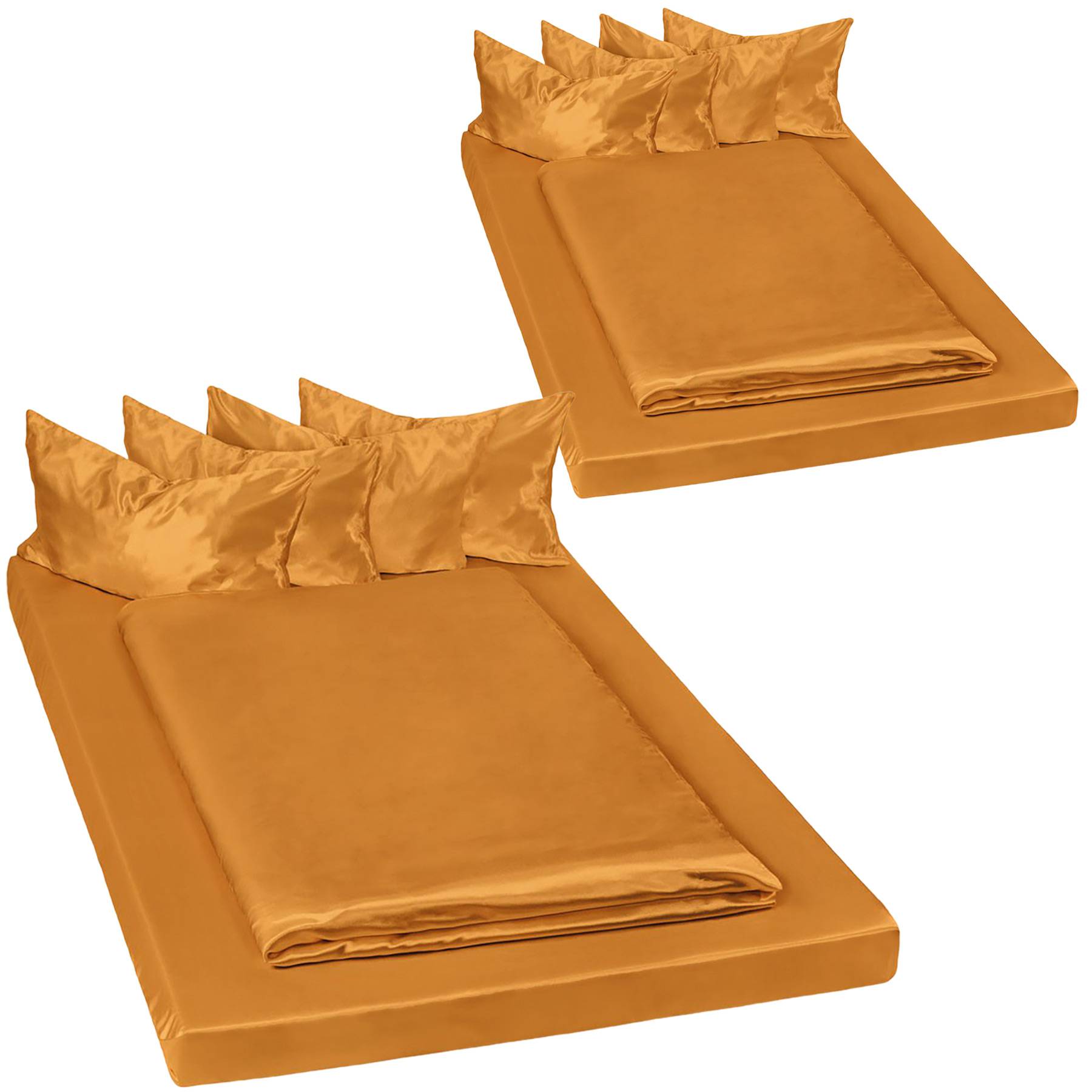 2 jogos de cama de cetim