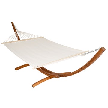 Hammock Thorsten with wooden frame | XXL for 2 people