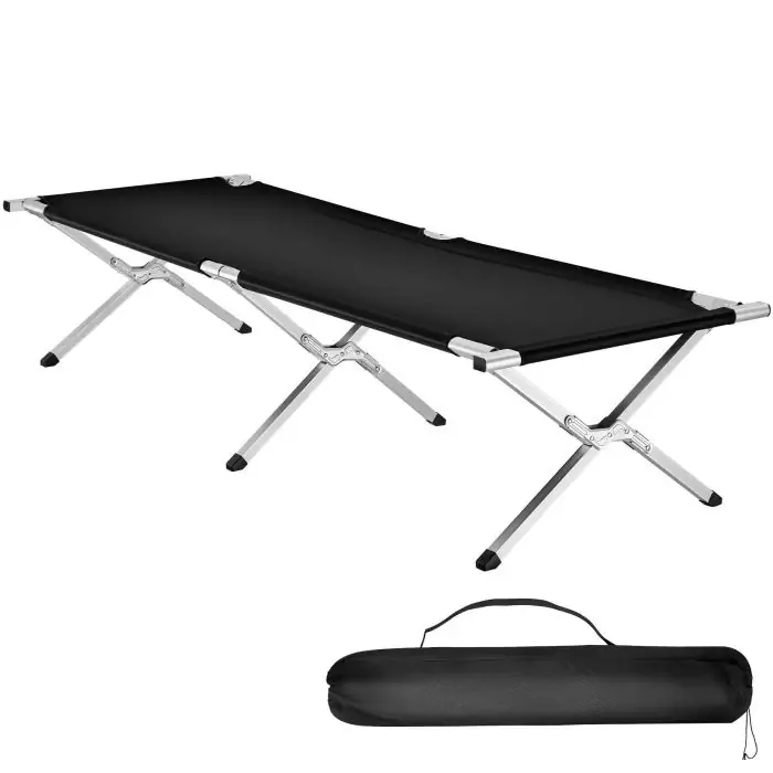 Cama plegable con estructura de aluminio