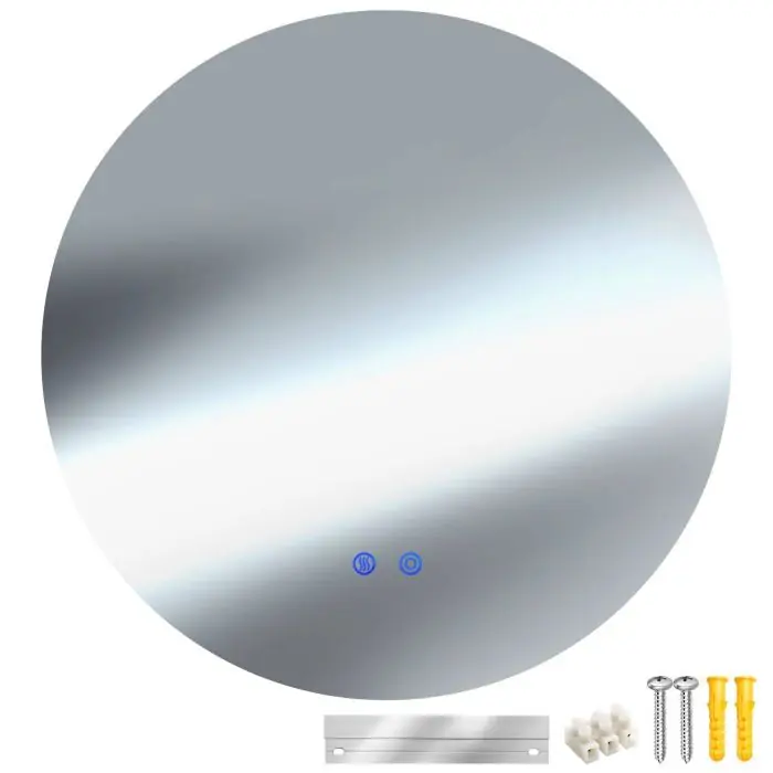 Espejo de baño LED redondo AURORA