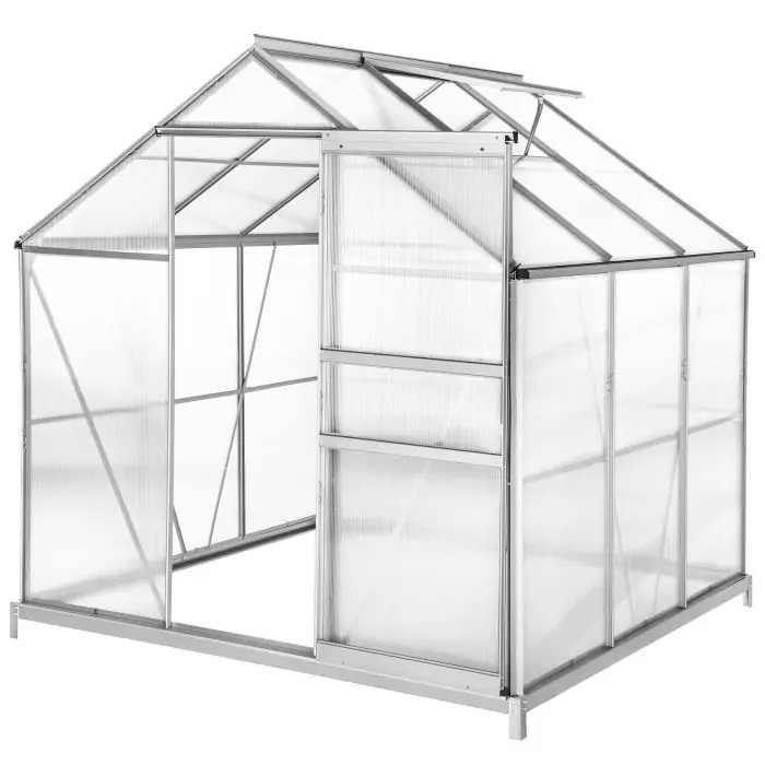 estufa com fundações