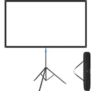 Pantalla de proyecci&oacute;n Cinema con tr&iacute;pode plegable, 16:9, 4K, HD