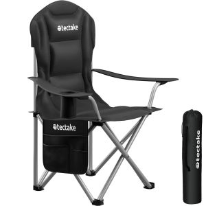 Silla de camping acolchada MTX, plegable con portavasos