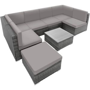 Conjunto de muebles de rat&aacute;n VENECIA