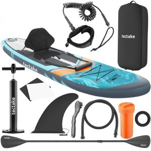 Tabla de paddleboard hinchable 2 en 1, set completo