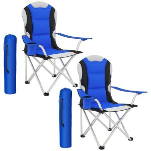 Silla de camping acolchada