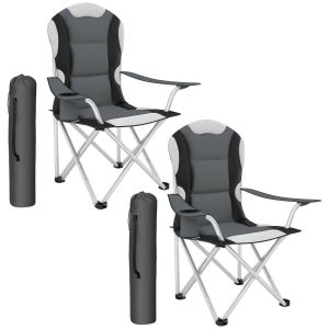 Silla de camping acolchada