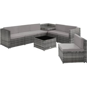 Conjunto de muebles de rat&aacute;n VERONA