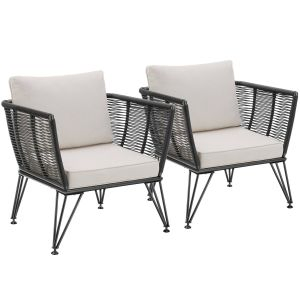 Sillones de jard&iacute;n SUNDO en dise&ntilde;o de cuerda