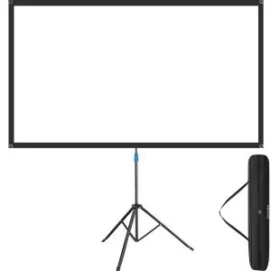 Pantalla de proyecci&oacute;n Cinema con tr&iacute;pode plegable, 16:9, 4K, HD