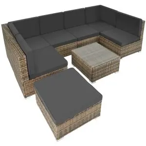Conjunto de m&oacute;veis de rattan VENEZA
